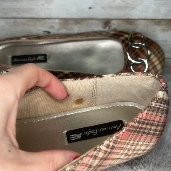 American Eagle Plaid Flats - Picture 9 of 10